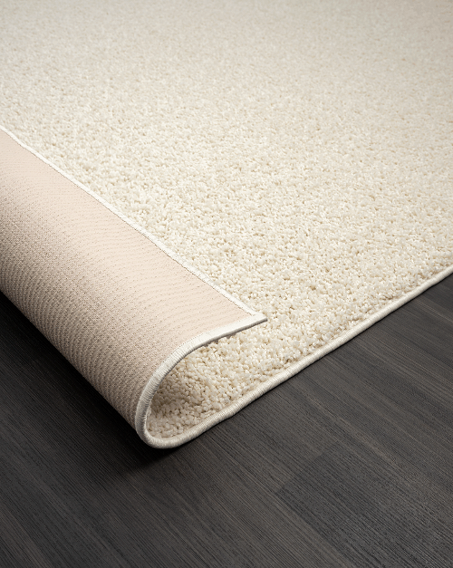 Teppich Soli Shaggy - Waschbares Hochflor Teppich, 8010 60-Cream
