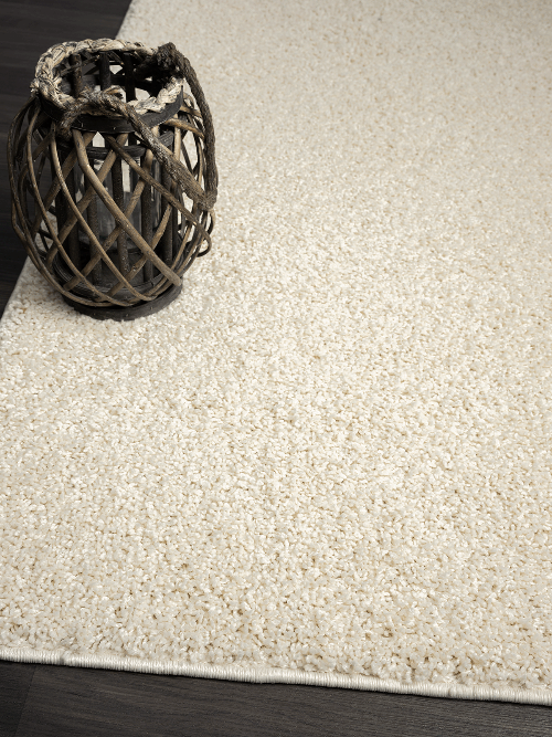 Teppich Soli Shaggy - Waschbares Hochflor Teppich, 8010 60-Cream