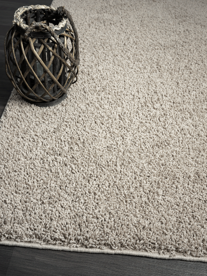 Teppich Soli Shaggy - Waschbares Hochflor Teppich, 8010 65-Sand