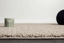 Lade das Bild in den Galerie-Viewer, Teppich Soli Shaggy - Waschbares Hochflor Teppich, 8010 65-Sand