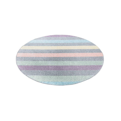 Kurzflor Teppich Young 955 Multi – Rund