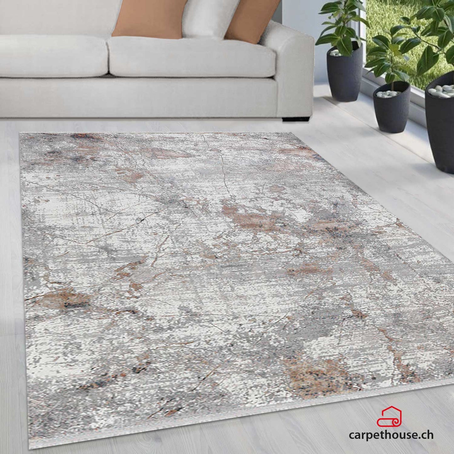 Teppich Tresor 34153 957-Grey-Beige